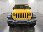 2020 Jeep Wrangler Unlimited Sport Желтый vin: 1C4HJXDNXLW223159 Damage: F Bumper Textured, Dent(S) W/ Paint Dmg, 2 To 3 Inches