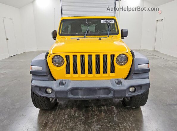 1C4HJXDNXLW223159 2020 JEEP WRANGLER Желтый Вид спереди