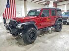 2022 Jeep Wrangler Unlimited Sport Burgundy vin: 1C4HJXDNXNW174712