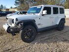 2021 Jeep Wrangler Unlimited Sahara White vin: 1C4HJXEG7MW736791