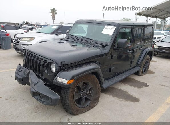 1C4HJXEG7PW577694 2023 JEEP WRANGLER Черный Передняя левая четверть