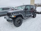 2021 Jeep Wrangler Unlimited Sahara Black vin: 1C4HJXEG8MW599229
