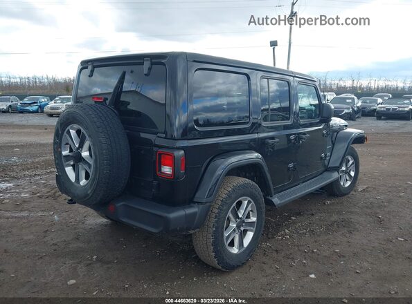 1C4HJXEM0MW577506 2021 JEEP WRANGLER UNLIMITED Черный Задняя правая четверть