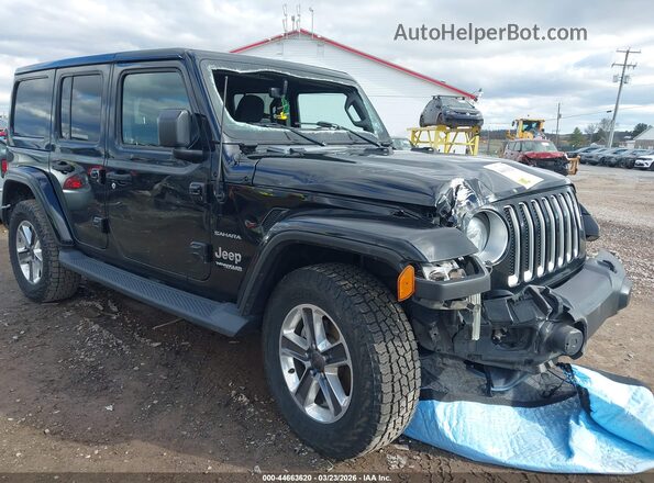 1C4HJXEM0MW577506 2021 JEEP WRANGLER UNLIMITED Черный Вид спереди