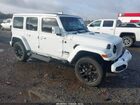 2021 Jeep Wrangler Unlimited High Altitude 4x4 White vin: 1C4HJXEM5MW598948