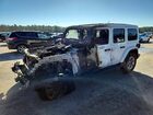 2021 Jeep Wrangler Unlimited Sahara White vin: 1C4HJXEN3MW704256