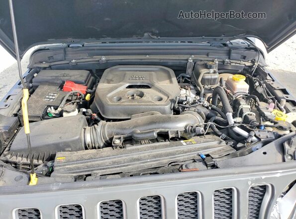 1C4HJXEN5LW310384 2020 JEEP WRANGLER Серебряный Вид задней части салона