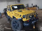2019 Jeep Wrangler Unlimited Rubicon 4x4 Желтый vin: 1C4HJXFG2KW611192