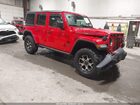 2021 Jeep Wrangler Unlimited Rubicon 4x4 Red vin: 1C4HJXFN5MW563799