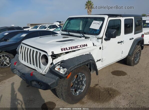1C4HJXFN6PW613680 2023 JEEP WRANGLER Белый Передняя левая четверть