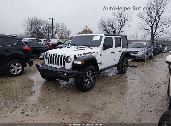 1C4HJXFN9NW243788 2022 JEEP WRANGLER UNLIMITED Белый Передняя левая четверть