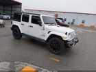 2021 Jeep Wrangler 4xe Unlimited Sahara 4x4 White vin: 1C4JJXP60MW698505