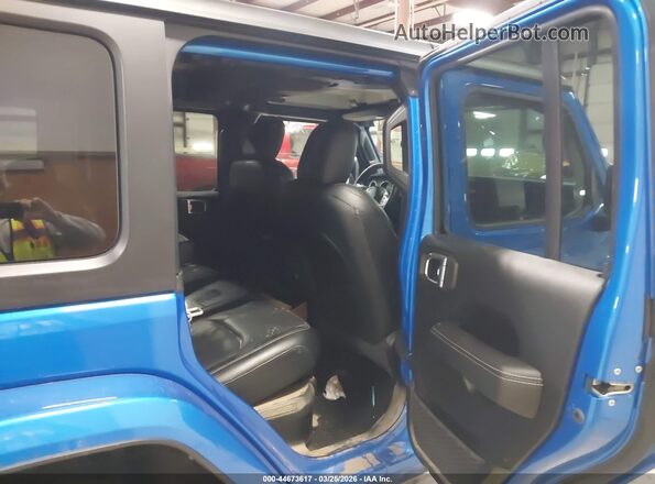 1C4JJXP65NW280491 2022 JEEP WRANGLER Blue Vista de la etiqueta del VIN