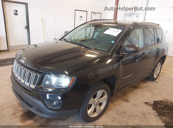 1C4NJCBA2HD146592 2017 JEEP COMPASS Черный Передняя левая четверть
