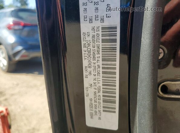 1C4NJCBA3HD147430 2017 JEEP COMPASS Черный Вид наклейки с VIN-кодом