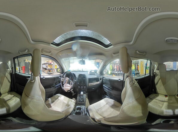 1C4NJCBB3GD677484 2016 JEEP COMPASS Белый Панорамный вид салона 360°