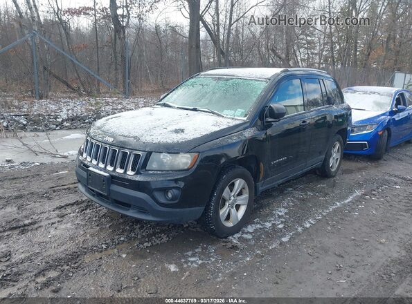 1C4NJDBB1GD521594 2016 JEEP COMPASS Черный Передняя левая четверть