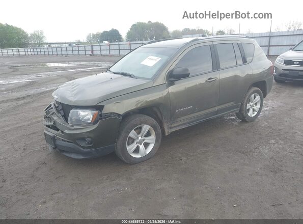 1C4NJDBB8GD507935 2016 JEEP COMPASS Dark Brown Vista tres cuartos delantera izquierda