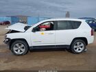 2016 Jeep Compass Sport White vin: 1C4NJDBB8GD723266