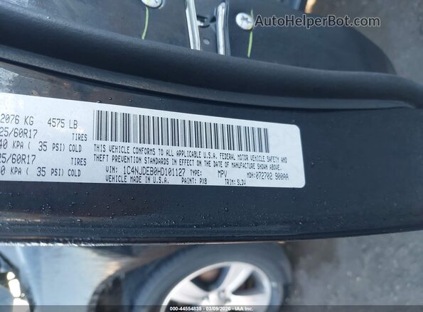 1C4NJDEB0HD101127 2017 JEEP COMPASS Черный Вид подкапотного пространства