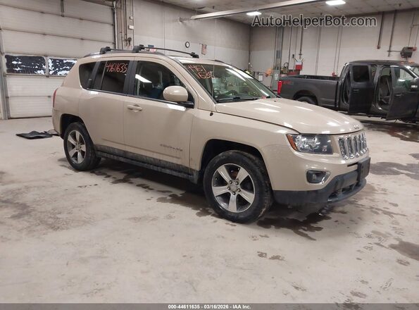 1C4NJDEB1GD793767 2016 JEEP COMPASS Желто-коричневый Передняя правая четверть