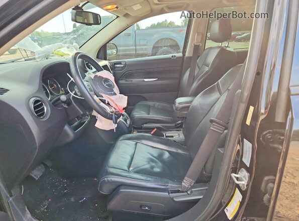 1C4NJDEB1HD177150 2017 JEEP COMPASS Черный Вид салона спереди