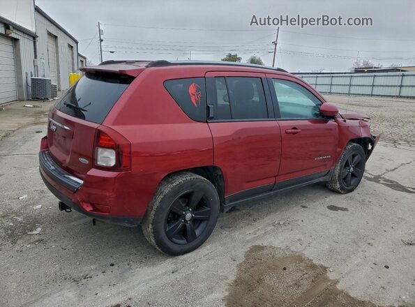 1C4NJDEB2HD143752 2017 JEEP COMPASS Красный Задняя правая четверть