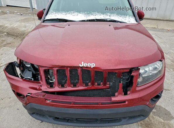 1C4NJDEB2HD143752 2017 JEEP COMPASS Красный Вид подкапотного пространства