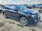 2017 Jeep Compass Latitude Черный vin: 1C4NJDEB2HD165458