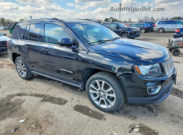 1C4NJDEB2HD165458 2017 JEEP COMPASS Черный Передняя правая четверть