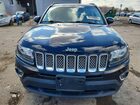 2017 Jeep Compass Latitude Черный vin: 1C4NJDEB2HD165458