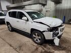 2017 Jeep Compass Latitude Белый vin: 1C4NJDEB9HD112773