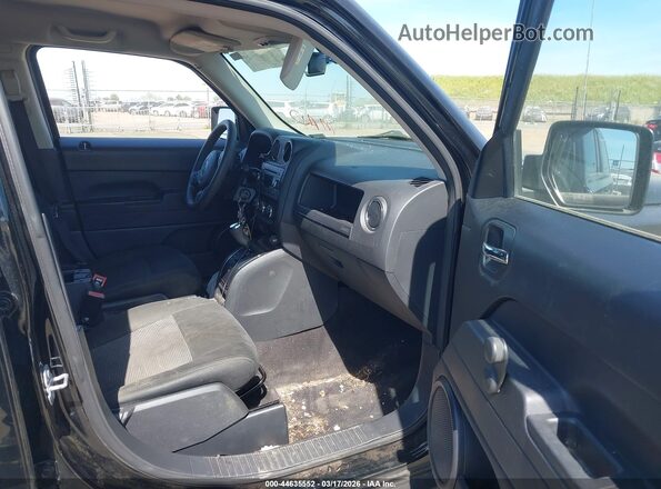 1C4NJPBA3HD213059 2017 JEEP PATRIOT Черный Вид салона спереди