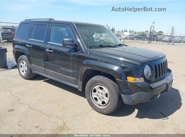 1C4NJPBA3HD213059 2017 JEEP PATRIOT Черный Передняя правая четверть