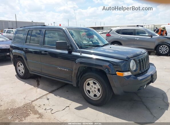 1C4NJPBA8GD588802 2016 JEEP PATRIOT Серый Передняя правая четверть