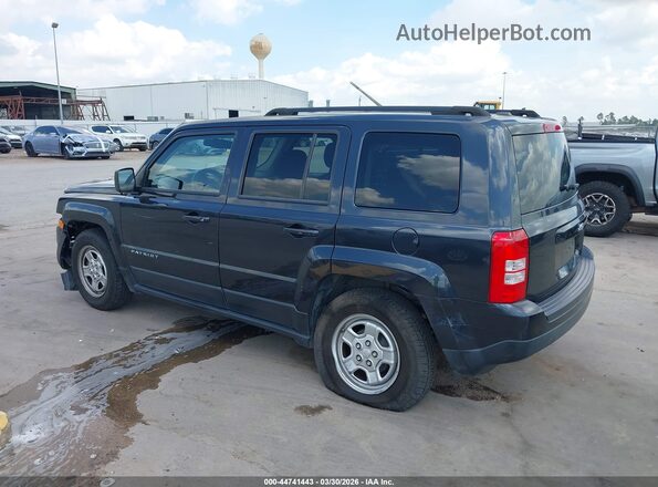 1C4NJPBA8GD588802 2016 JEEP PATRIOT Серый Задняя левая четверть