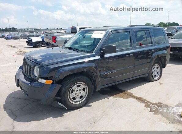 1C4NJPBA8GD588802 2016 JEEP PATRIOT Серый Передняя левая четверть