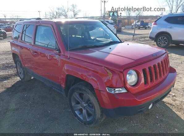1C4NJPBA9GD803846 2016 JEEP PATRIOT Красный Передняя правая четверть