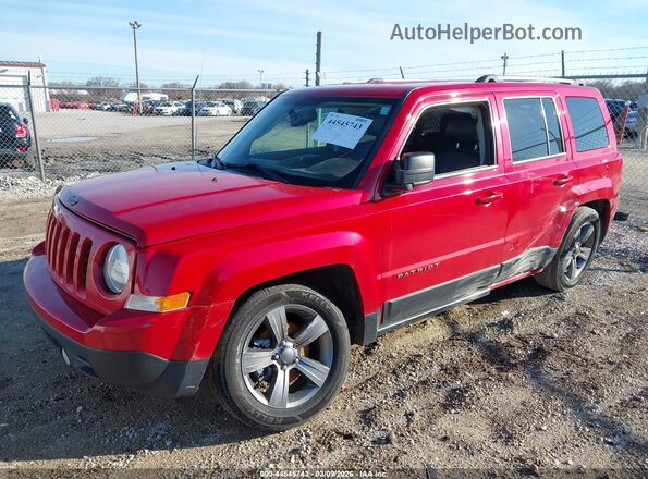 1C4NJPBA9GD803846 2016 JEEP PATRIOT Красный Передняя левая четверть