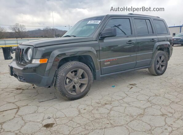1C4NJPBB7GD770256 2016 JEEP PATRIOT Зеленый Передняя левая четверть
