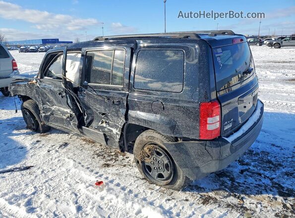1C4NJRBB4GD673348 2016 JEEP PATRIOT Черный Задняя левая четверть