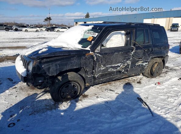 1C4NJRBB4GD673348 2016 JEEP PATRIOT Черный Передняя левая четверть