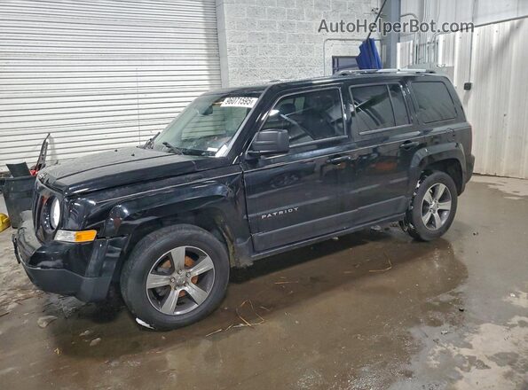 1C4NJRFB2HD193403 2017 JEEP PATRIOT Черный Передняя левая четверть