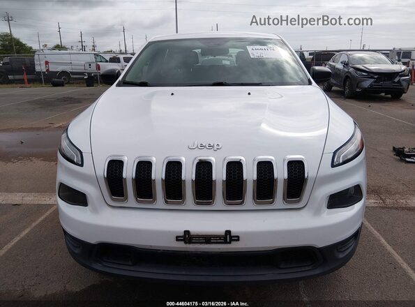 1C4PJLAB1HW664037 2017 JEEP CHEROKEE White Սալոնի հետևի տեսք