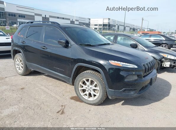 1C4PJLAB2GW302362 2016 JEEP CHEROKEE Black Передня права чверть
