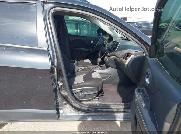 1C4PJLAB2GW302362 2016 JEEP CHEROKEE Black Вид салону спереду