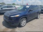 2016 Jeep Cherokee Sport Синий vin: 1C4PJLAB7GW106837