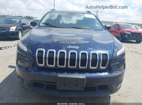 1C4PJLAB7GW106837 2016 JEEP CHEROKEE Синий Вид щитка приборов