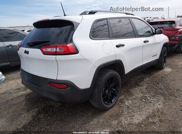 1C4PJLAB8HW654718 2017 JEEP CHEROKEE Белый Задняя правая четверть
