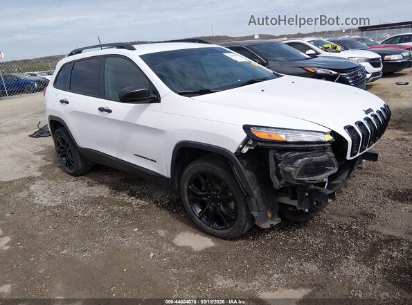 1C4PJLAB8HW654718 2017 JEEP CHEROKEE Белый Передняя правая четверть